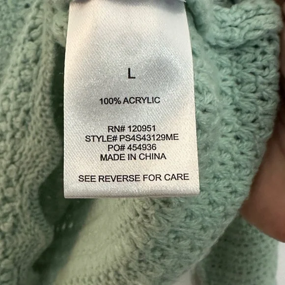 Mint Green Women's Cardigan - Picture 5 of 9